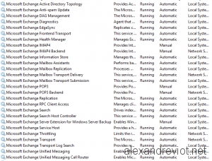 Exchange All Services