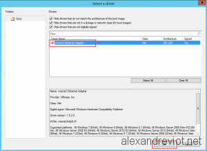 SCCM Boot Image Drivers
