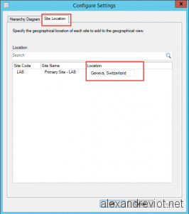 SCCM Set Server Location