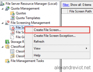 Create File Screen