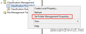 Folder Management Properties