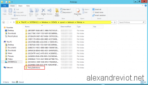PolicyDefinitions folder