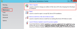 SQL Server Edition Upgrade