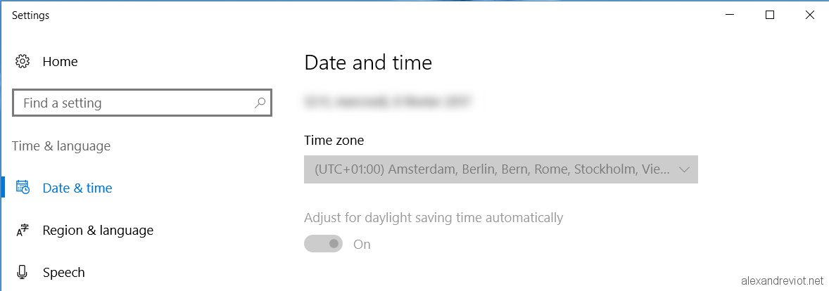 windows 10 date and time missing