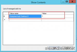 Office Add-ins Activation ValueName